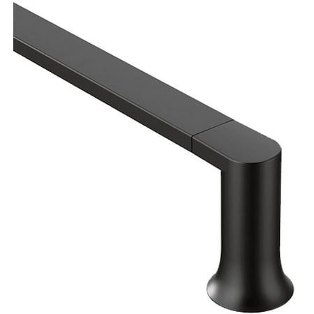 Moen BH3818 Genta 18" Wall Mounted Towel Bar - Matte Black