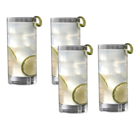 Crafthouse by Fortessa Schott Zwiesel Tritan Iceberg 16.2 Ounce Collins Glass, Set of 4