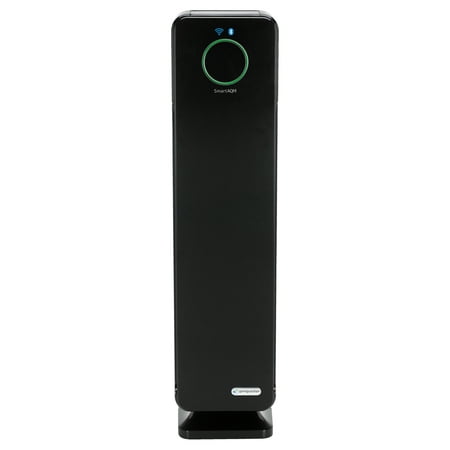 GermGuardian 28 in. Smart Elite 4-in-1 Air Purifier with True HEPA filter, and Wifi for Medium Rooms up to 181 Sq. Ft., Black