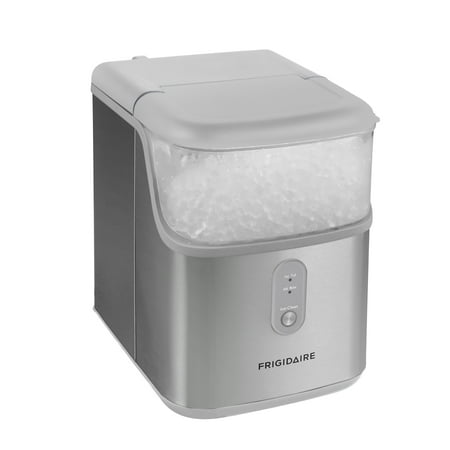 Frigidaire 33lb Countertop Nugget Ice Maker, Stainless Steel EFIC228