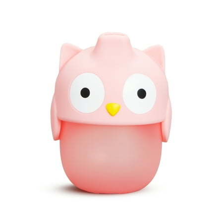 Munchkin® Whoo™ Soft-Touch Spill-Proof Baby and Toddler Sippy Cup, 8 oz, Owl, Pink, Unisex