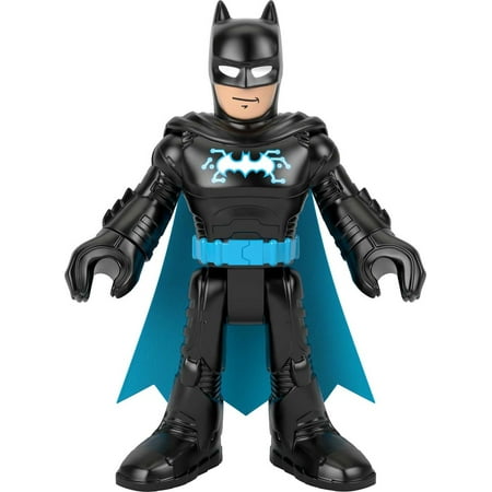 Imaginext DC Super Friends Batman XL 10-Inch Poseable Action Figure, Bat-Tech Blue