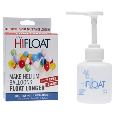 Hi-Float Ultra Latex Balloon Float Time Extender Kit, 5 oz