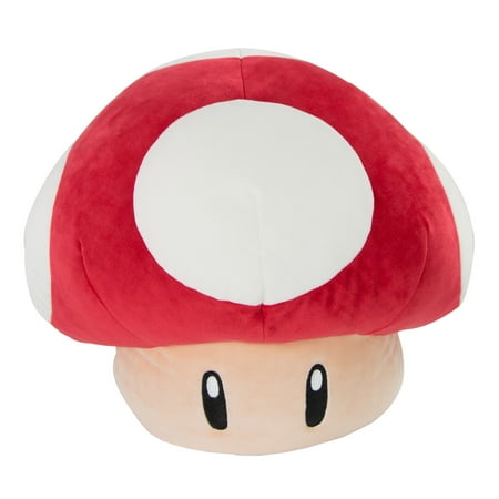 Club Mocchi- Mocchi- Super Mario Mushroom Mega 15 inch Plush