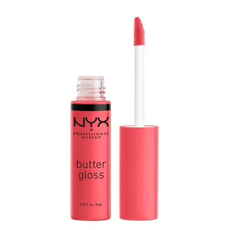 NYX Professional Makeup Butter Gloss, Non-Sticky Lip Gloss, Sorbet, 0.27 Oz