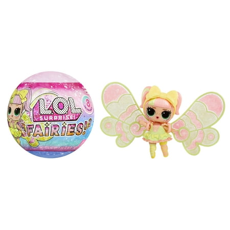LOL Surprise Fairies! Tots Dolls with Make-Your-Own Fairy Wings and 8+ Surprises to Unbox Including Matching Fairy Accessories – Great Gift for Kids Ages 4+