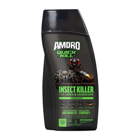 Amdro Quick Kill Outdoor Insect Killer Liquid Concentrate, Kills over 500 Insects; 32 oz.