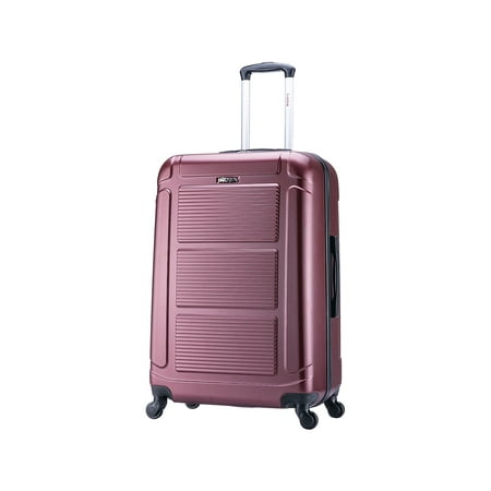 InUSA Pilot Large Plastic 4-Wheel Spinner Luggage Wine (IUPIL00L-WIN)