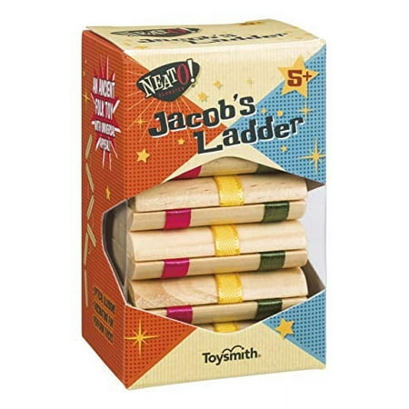 Toysmith Neato! Classics Jacob's Ladder Retro Wooden Puzzle Toy, 6195