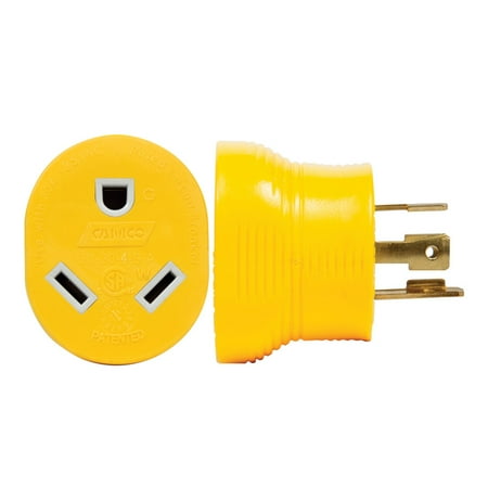 Camco PowerGrip Camper/RV Generator Adapter | Rated for 125 Volts / 3750 Watts (55338)