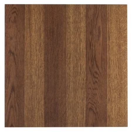 Achim Sterling 12"x12" 1.2mm Peel & Stick Vinyl Floor Tiles 20 Tiles/20 Sq. Ft. Medium Oak Plank