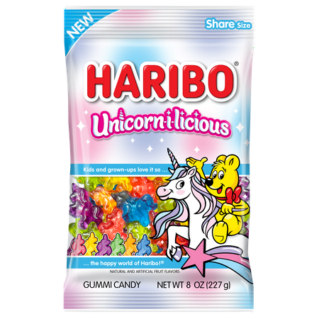 Haribo Unicornilicious Candy - 8oz