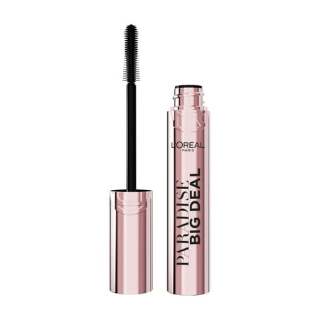 L'Oreal Paris Paradise Big Deal Mascara Washable, Buildable, Black, 0.33 fl oz