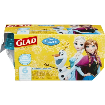 Glad Holiday Edition Snack Size Round Food Storage Containers with