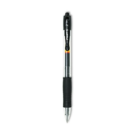 Pilot G2 Premium Retractable Gel Ink Pen, Refillable, Black, 0.5 mm, 12 Count