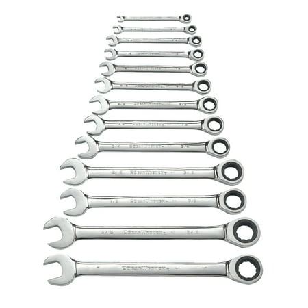 GEARWRENCH SAE 72-Tooth Combination Ratcheting Wrench Tool Set (13-Piece)