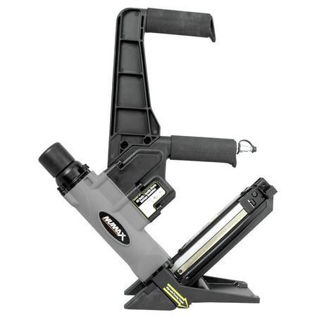 NuMax S50LSDH Pneumatic 2-in-1 15.5-Gauge and 16-Gauge 2" Dual Handle Flooring Nailer / Stapler