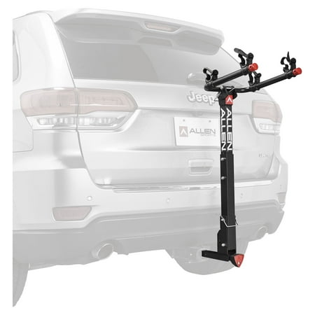 Deluxe Locking Quick Release 2-Bicycle Hitch Mounted Bike Rack Carrier, 522QR