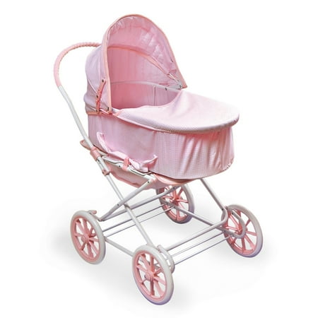 Just Like Mommy 3-in-1 Doll Pram/Carrier/Stroller - Pink/Gingham