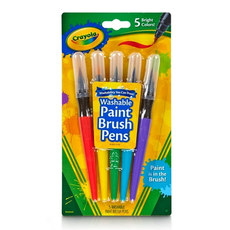 Crayola Paint Brush Pen Set, 5-Colors