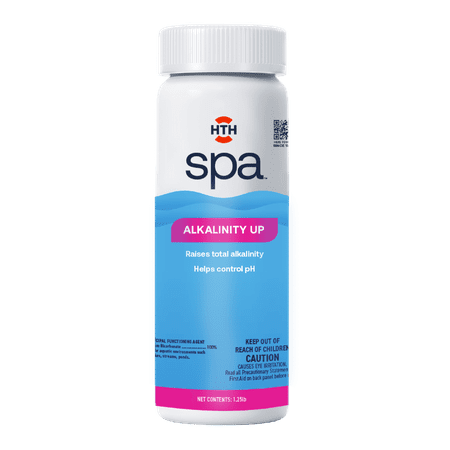 HTH Spa Care Alkalinity Up for Spas & Hot Tubs, 1.25lb (pool chemicals)