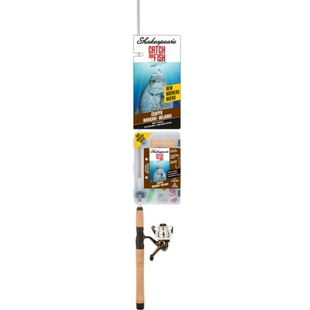 Shakespeare Catch More Fish™ Crappie Spinning, 7' Ultra Light Fishing Rod, 20 Size Reel