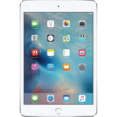 Apple iPad Mini 4 Silver (16GB/Wi-Fi) MK6K2LL/A - NEWEST Late 2015 Release