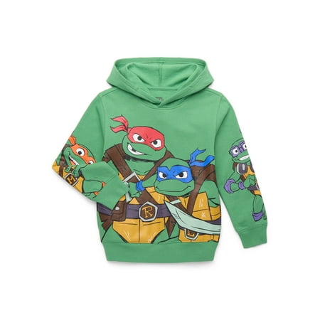 Teenage Mutant Ninja Turtles Boys Graphic Hoodie with Pockets, Sizes 4-20