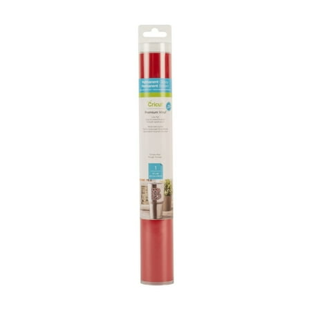 Cricut® Premium Vinyl™ – Permanent, Tomato Red, 12" x 48"