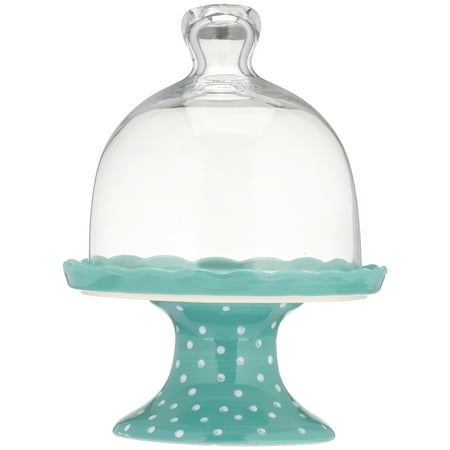 The Pioneer Woman 9.5 in x 10.2 in Ceramic/Glass Dinner Party/Birthday Cupcake Stand, Ceramic