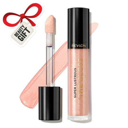 Revlon Super Lustrous Moisturizing High Shine Lip Gloss, 205 Snow Pink, 0.13 oz