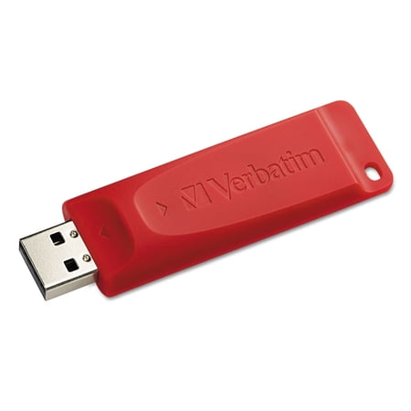Verbatim 16GB Store 'n' Go USB Flash Drive - Red - 16 GB - USB 2.0 - Red - Lifetime Warranty - 1 Each
