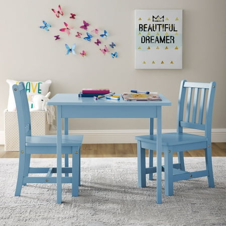 Better Homes and Gardens Paisley Kids Table and Chairs Play Set, Multiple Colors