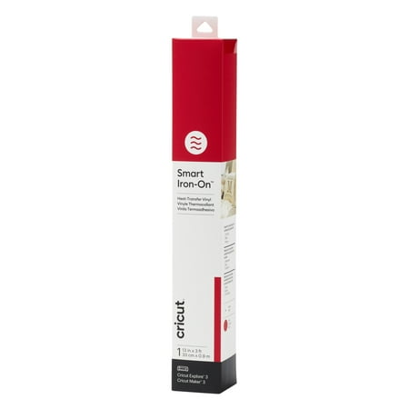 Cricut® Smart Iron-On™ Vinyl (3 ft) - Red, 13" x 36"