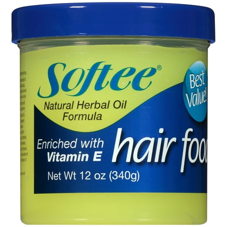 Softee Hair Food Scalp & Hair Treatment for Naturally Textured Hair 12 oz. Jar, Dry, Damaged Hair