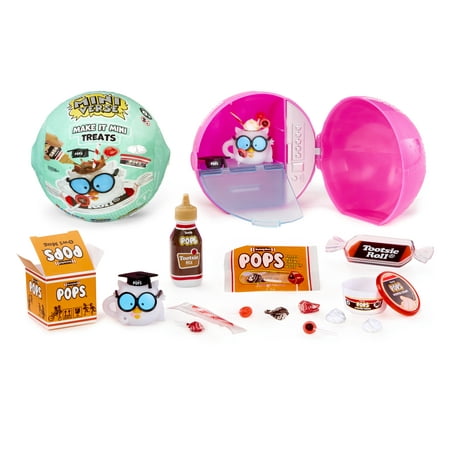 MGA's Miniverse Make It Mini Treats, Mini Collectibles - Blind Pack, Candy Theme, DIY, Resin Play, Replica Food, Not Edible, Collectors, Gift, 8+