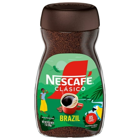 NESCAFÉ CLÁSICO Brazil, Instant Coffee, 7 oz, 1 Jar