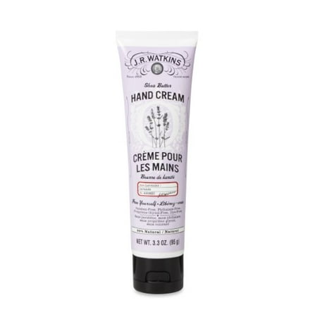 J.R. Watkins Shea Butter Hand Cream Lavender, 3.3 OZ