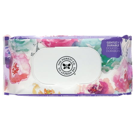 The Honest Company Plant-Based Wipes - Rose Blossom, 72 count