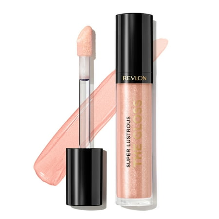 Revlon Super Lustrous Moisturizing High Shine Lip Gloss, 205 Snow Pink, 0.13 oz