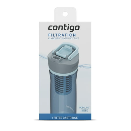 Contigo Clybourn FreeFlow Filter Water Bottle Replacement Filter, 1 Count