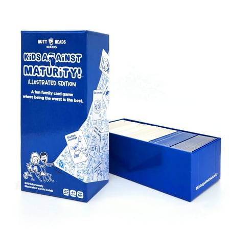 Nutt Heads Kids Against Maturity Card Game, Illustrated Edition