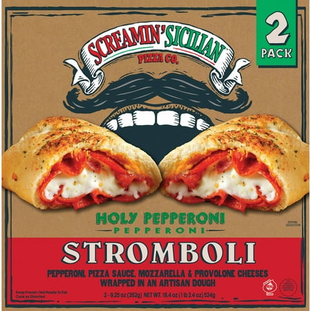 Screamin' Sicilian Stromboli 2pk Holy Pepperoni, 9.25 oz