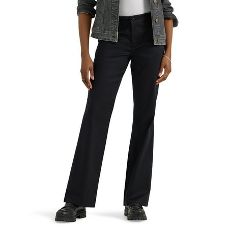 Lee Women's Wrinkle-Free Mid-Rise Bootcut Pant