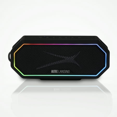 Altec Lansing Hydra Jolt 2.0 Everything Proof Wireless Magnetic Portable Bluetooth Speaker, Black