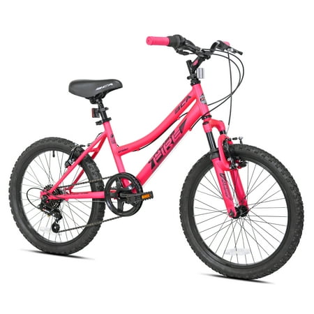 BCA 20" Crossfire 6-Speed Girl Child Mountain Bike, Pink/Black