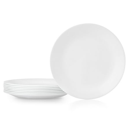 Corelle 10.3&#34; 6pk Glass Dinner Plates White