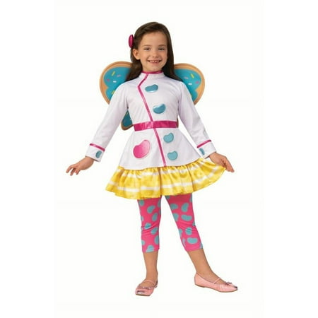 Nickelodeon Deluxe Butterbeans Girls Fancy-Dress Costume for Toddler, 3T-4T