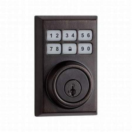 Kwikset 909CNT SmartCode Contemporary Electronic Deadbolt - Venetian Bronze