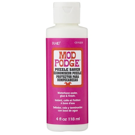 Mod Podge CS11223 Puzzle Saver Glue, Sealer, and Finish, Clear, 4 fl oz